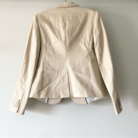 Banana Republic Tan Stretch Blazer Suit Jacket 2 - Picture 6 of 8